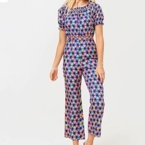 Saloni. Juli B‎ Silk Jumpsuit.